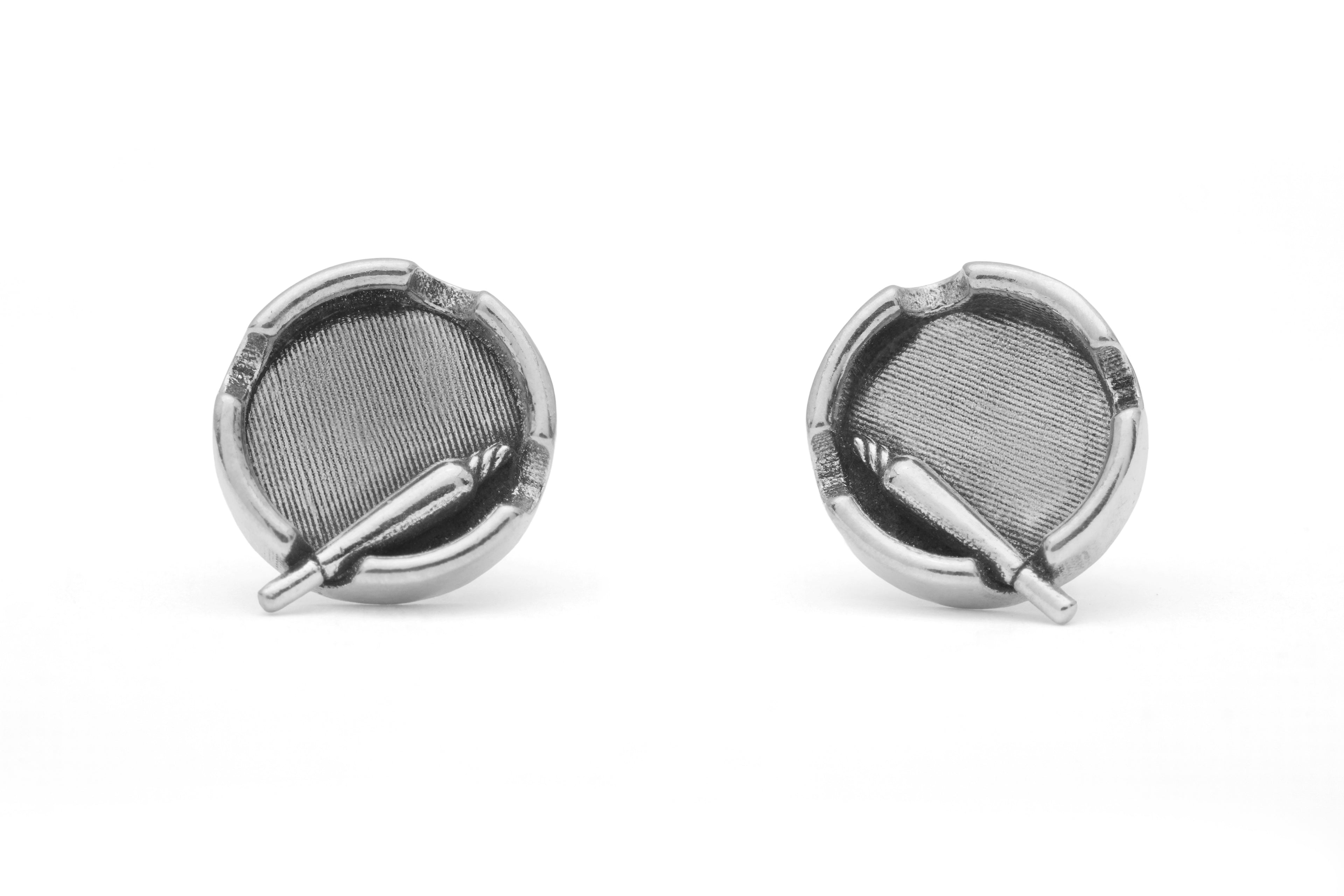 Ash Tray Stud Earrings