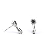 Pipe Stud Earrings